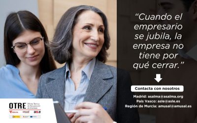 Cuando el empresario se jubila, la empresa no tiene por qué cerrar
